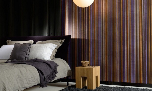 Фантазии на тему полосатых обоев: 10 примеров фото:Фантазии на тему полосатых обоев: 10 примеров