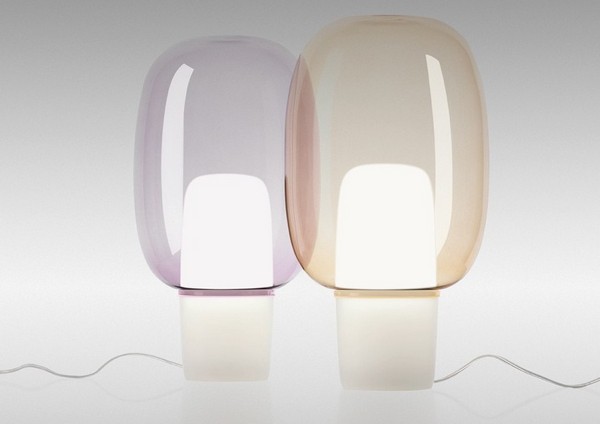 фото:Стеклянные светильники в интерьере - легкость бытия