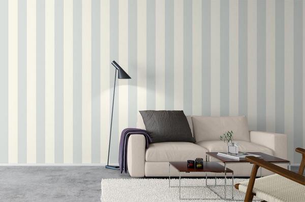 Фантазии на тему полосатых обоев: 10 примеров фото:Фантазии на тему полосатых обоев: 10 примеров