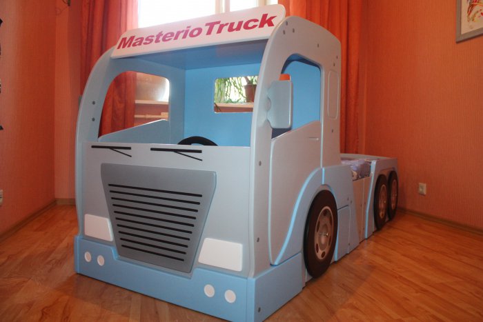 Дизайнерская кровать-грузовик "MasterioTruck", мебель для детей — Идеи ...