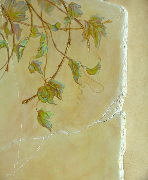 фото:Имитация старинной фрески