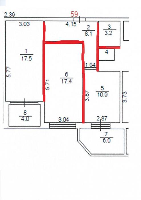 Перепланировка 2ух комнатной квартиры — Идеи ремонта