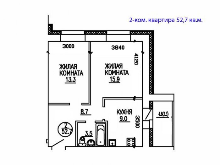 Планировка от застройщика