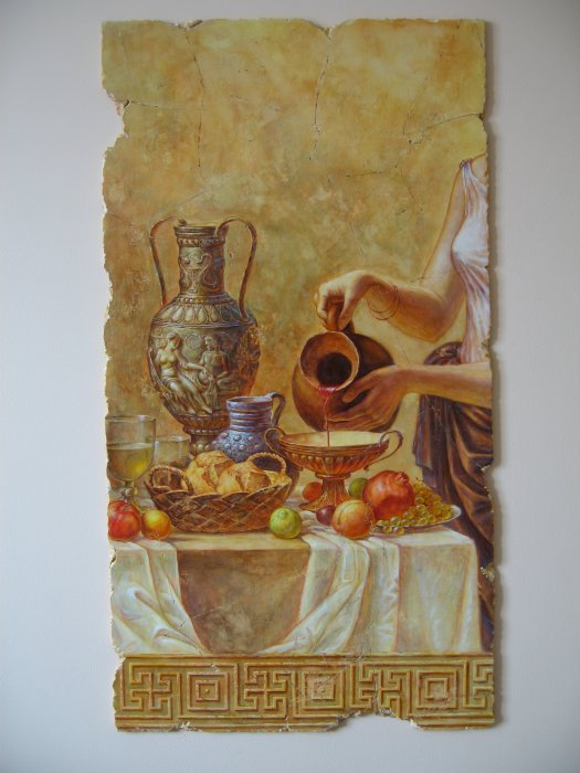 фото:Имитация старинной фрески